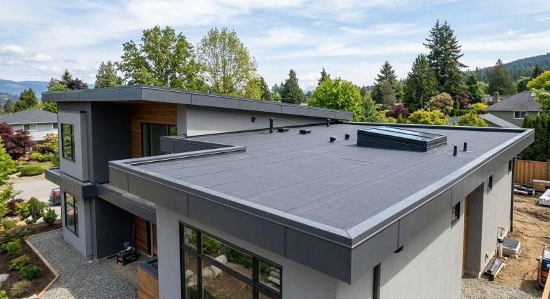 Flat Roof Replacement project example